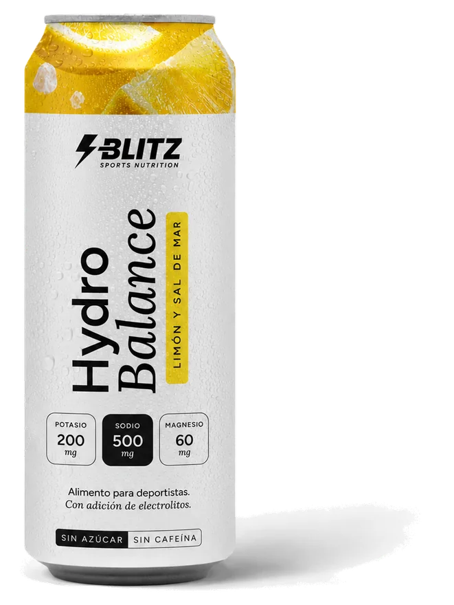 Lata Hydro Balance Blitz limón y sal de mar 473 ml