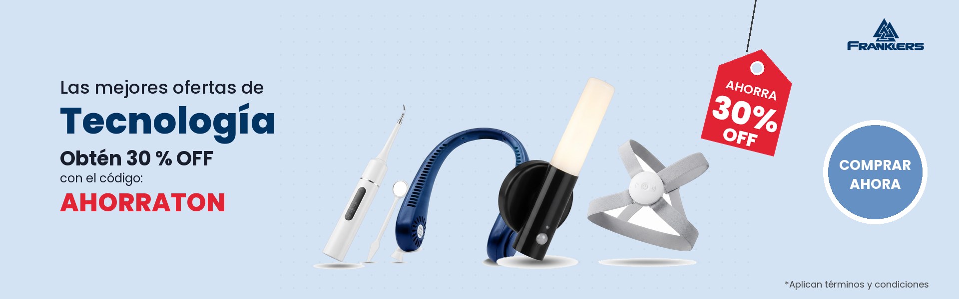 Las mejores ofertas de Tecnología: 30 % OFF con el código AHORRATON