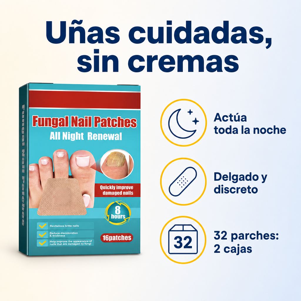 Parches Antihongos para Uñas (Pack 2 cajas, 32 parches)