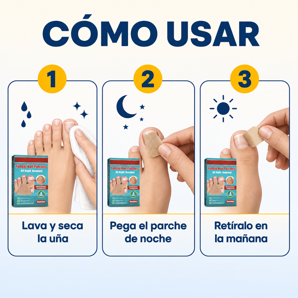 Parches Antihongos para Uñas (Pack 2 cajas, 32 parches)