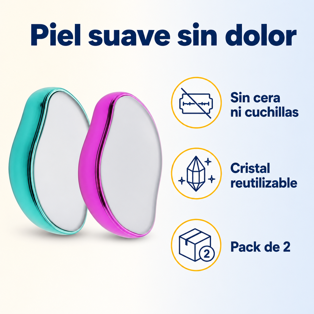 Depiladora de Cristal sin Dolor (Pack 2)
