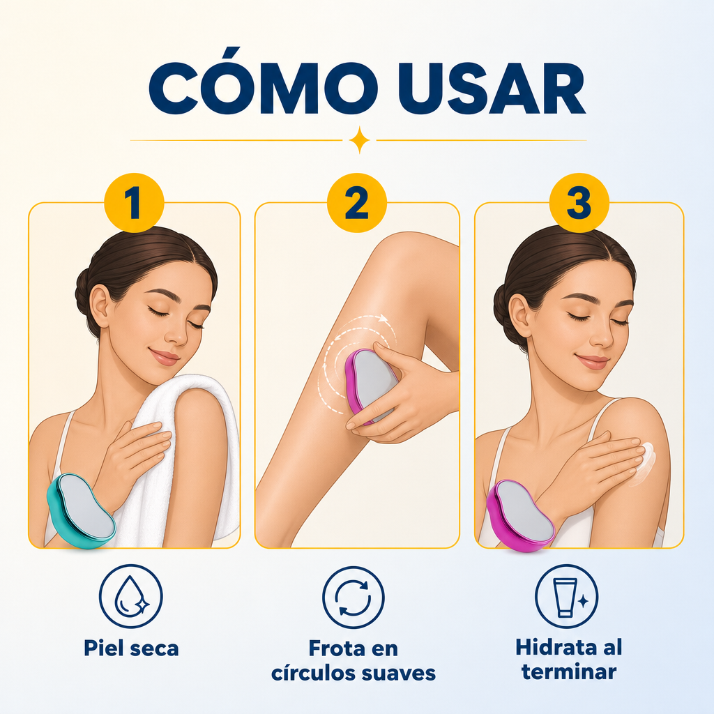Depiladora de Cristal sin Dolor (Pack 2)