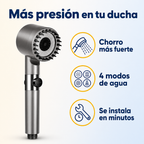 Ducha de Alta Presión 4 en 1 con Masaje