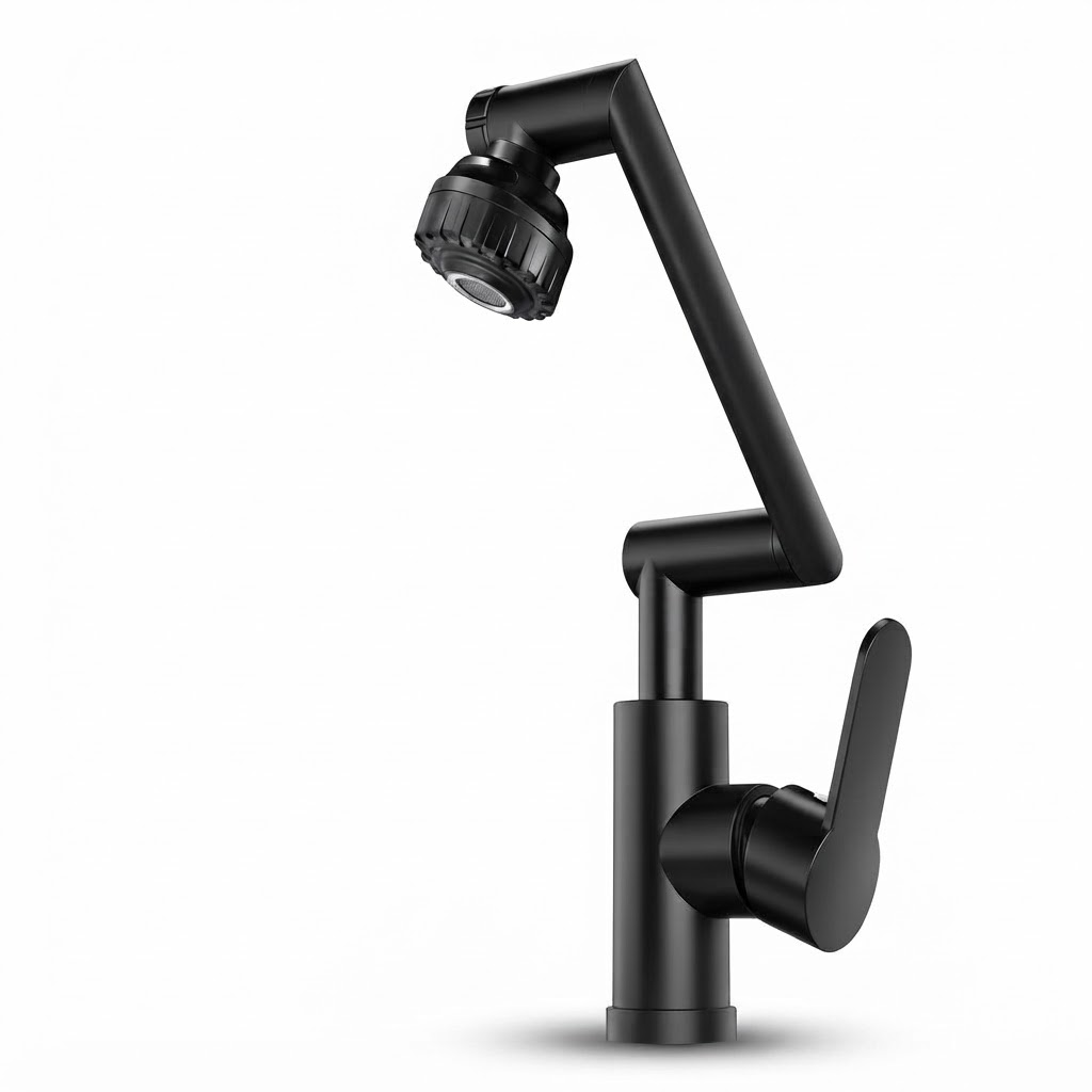 Llave Monomando con Brazo Giratorio 360°