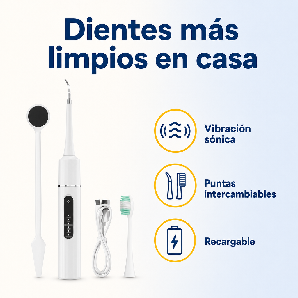 Limpiador Dental Sónico Recargable