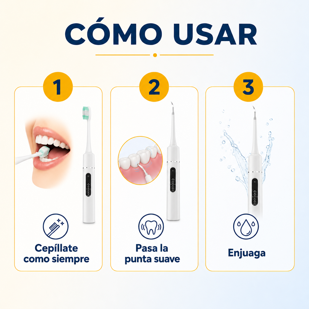 Limpiador Dental Sónico Recargable