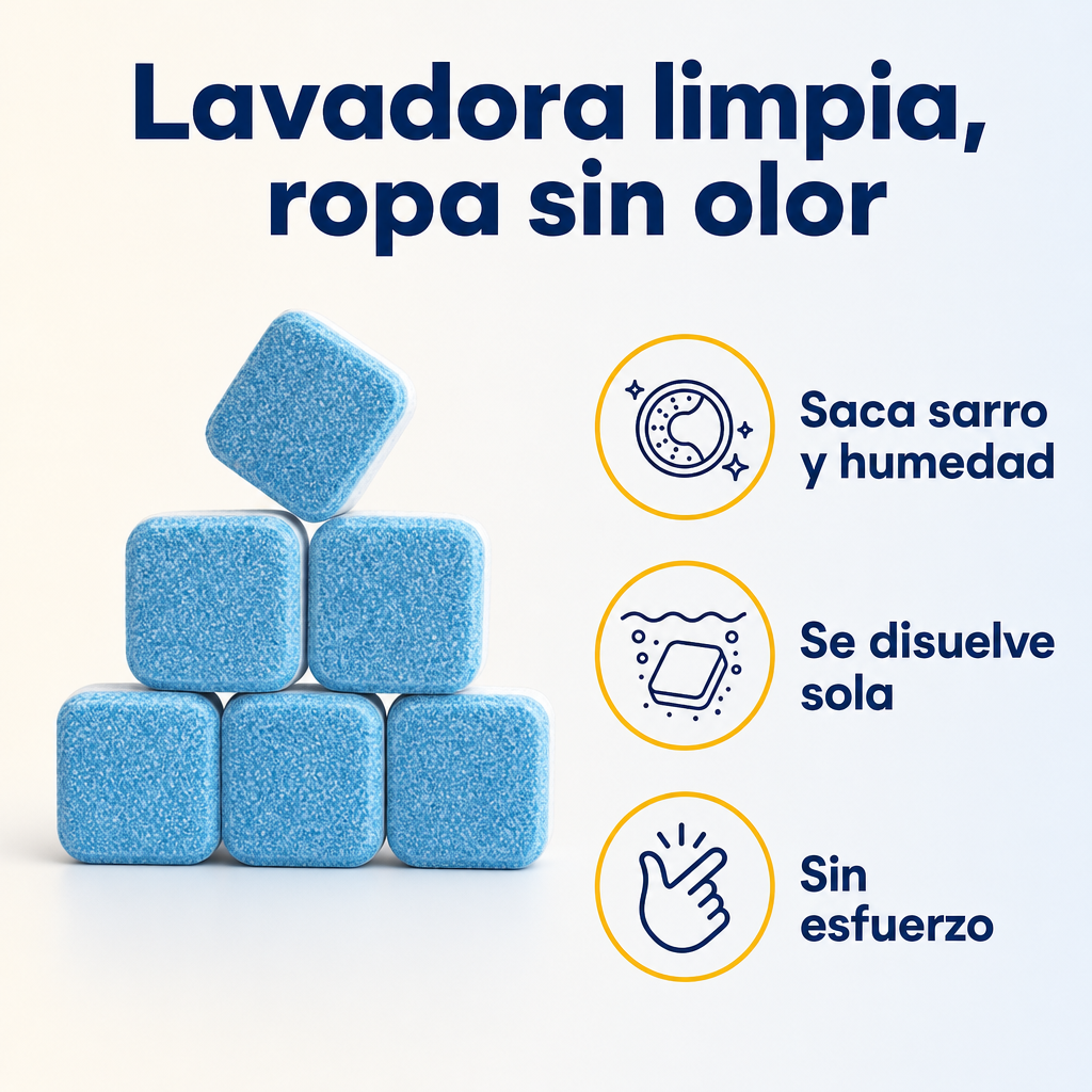 Pastillas Limpiadoras para Lavadora