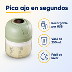 Picador Eléctrico de Ajo y Verduras 250 ml