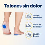 Plantillas Taloneras de Silicona (Pack 2 pares)