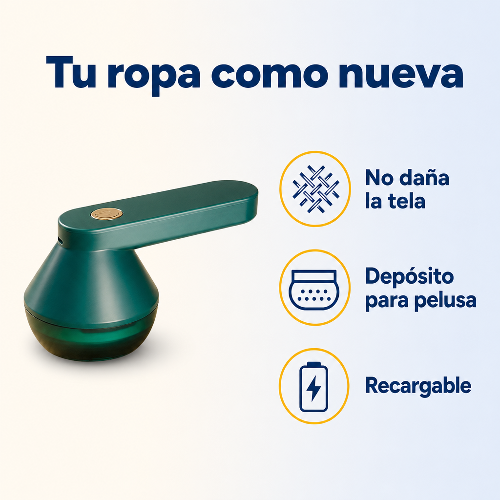Quita Pelusas Eléctrico Recargable