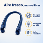 Ventilador de Cuello Recargable Manos Libres
