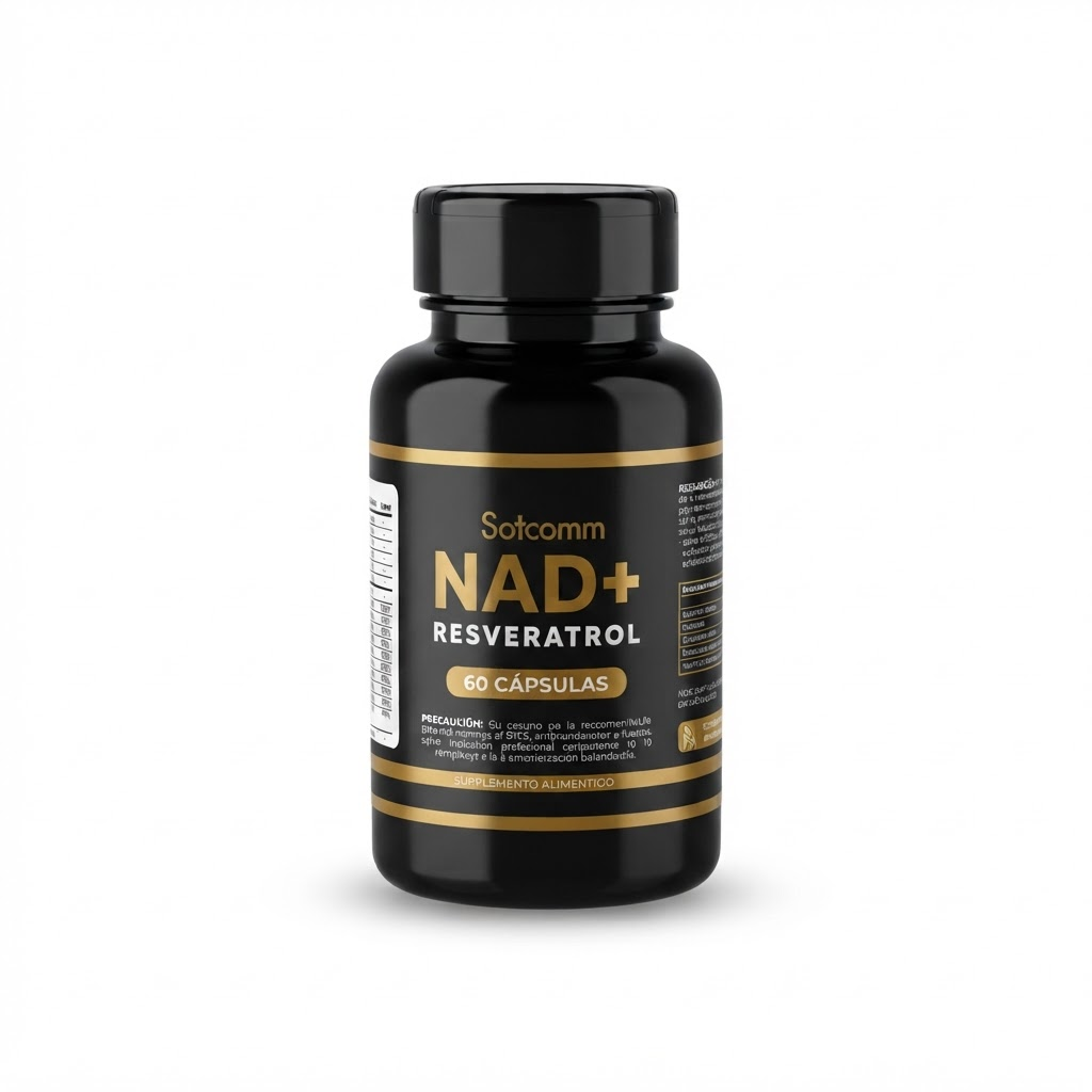 Resveratrol + NAD+ Satoomi · 60 Cápsulas – producto