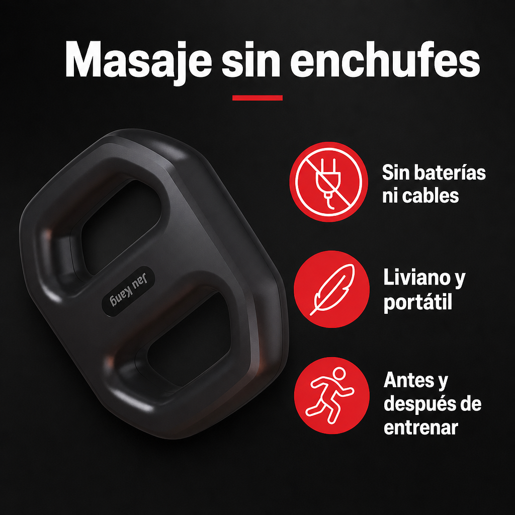 Masajeador de Fascia Manual Portátil · Negro – beneficios