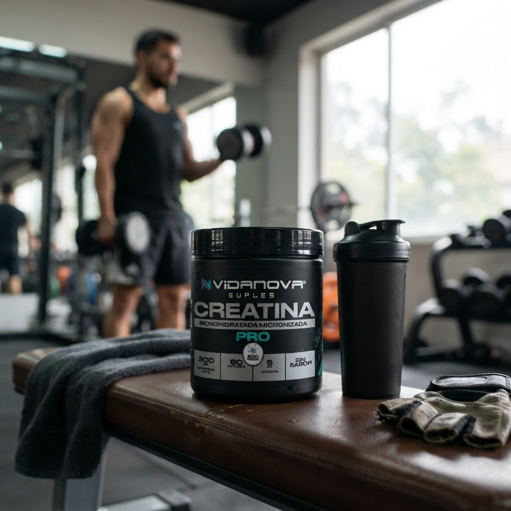 Creatina Monohidratada Micronizada 300 g · 60 Porciones – en uso