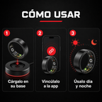 Anillo inteligente negro · cómo usar
