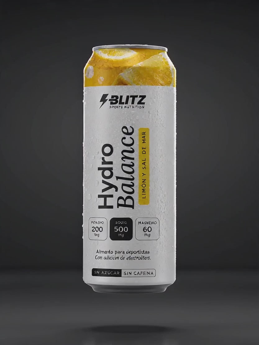 Lata Hydro Balance Blitz girando